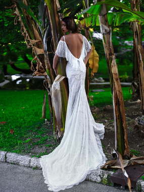 Свадебное платье Beatrise. Силуэт Прямое. Цвет Белый / Молочный. Вид 2