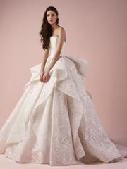 Свадебное платье 3268. Силуэт Пышное. Цвет Айвори / Капучино. Вид 1