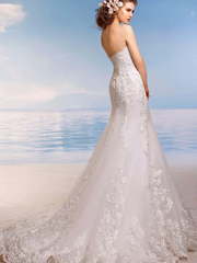 Свадебное платье Аризона. Силуэт Рыбка. Цвет Белый / Молочный. Вид 2