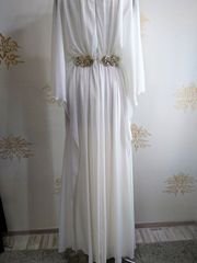 Свадебное платье 5029. Силуэт Прямое. Цвет Белый / Молочный, оттенки Розового. Вид 2