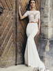 Свадебное платье Alessandra. Силуэт Рыбка. Цвет Белый / Молочный. Вид 1