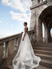 Свадебное платье Aspen. Силуэт Рыбка. Цвет Белый / Молочный. Вид 2