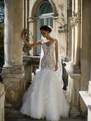 Свадебное платье Daniel. Силуэт Рыбка. Цвет Белый / Молочный, Айвори / Капучино. Вид 1