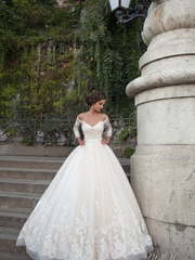 Свадебное платье Diona. Силуэт Пышное. Цвет Белый / Молочный, Айвори / Капучино. Вид 1