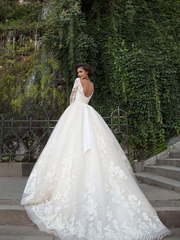 Свадебное платье Diona. Силуэт Пышное. Цвет Белый / Молочный, Айвори / Капучино. Вид 2