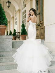 Свадебное платье Iren. Силуэт Рыбка. Цвет Белый / Молочный. Вид 2