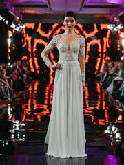 Свадебное платье Abraham. Силуэт Прямое. Цвет Белый / Молочный. Вид 1