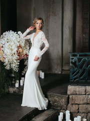 Свадебное платье Ardente. Силуэт Рыбка. Цвет Белый / Молочный, Айвори / Капучино. Вид 1