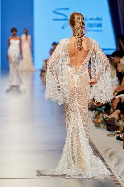 Свадебное платье Bryanna. Силуэт Рыбка. Цвет Айвори / Капучино. Вид 2