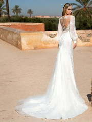 Свадебное платье Agnesa. Силуэт Прямое, Рыбка. Цвет Белый / Молочный. Вид 2