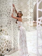 Свадебное платье Ayin. Силуэт Прямое. Цвет Белый / Молочный. Вид 2