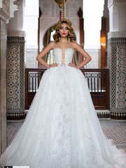 Свадебное платье Aysat. Силуэт Пышное. Цвет Белый / Молочный. Вид 1