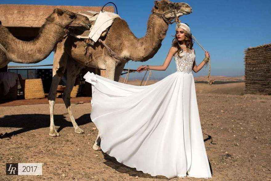 Свадебное платье Dilara. Силуэт Прямое. Цвет Белый / Молочный. Вид 1