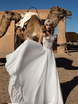 Свадебное платье Dilara. Силуэт Прямое. Цвет Белый / Молочный. Вид 5