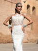 Свадебное платье Salma. Силуэт Рыбка. Цвет Белый / Молочный. Вид 3