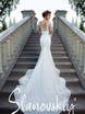 Свадебное платье 17007. Силуэт Рыбка. Цвет Белый / Молочный. Вид 2