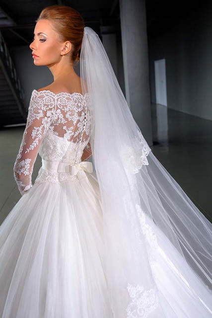 Свадебное платье Dana. Силуэт Пышное. Цвет Белый / Молочный. Вид 2