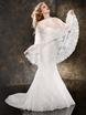 Свадебное платье Leptosia. Силуэт Рыбка. Цвет Белый / Молочный. Вид 1