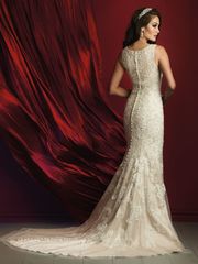 Свадебное платье C371. Силуэт Рыбка. Цвет Белый / Молочный, Айвори / Капучино. Вид 2