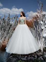 Свадебное платье Darsi. Силуэт Пышное. Цвет Белый / Молочный, Пепельный / Металлик. Вид 1