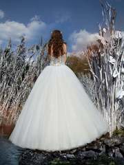 Свадебное платье Darsi. Силуэт Пышное. Цвет Белый / Молочный, Пепельный / Металлик. Вид 2