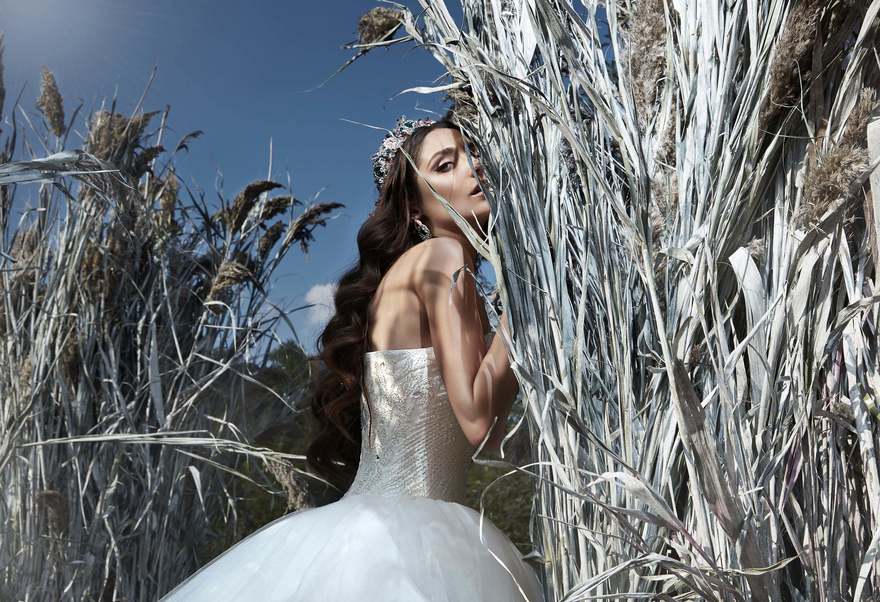 Свадебное платье Lalli. Силуэт Пышное. Цвет Белый / Молочный. Вид 3