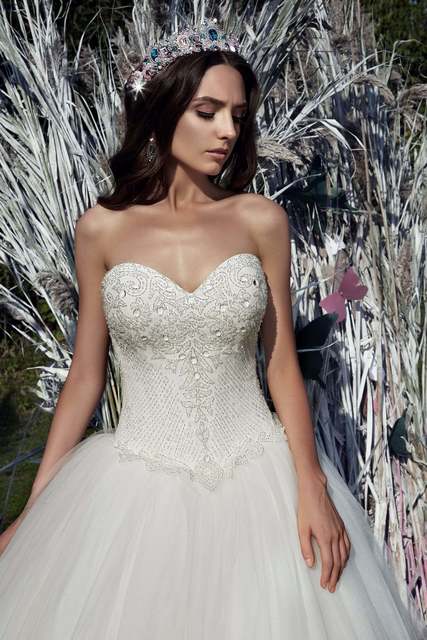 Свадебное платье Lalli. Силуэт Пышное. Цвет Белый / Молочный. Вид 6