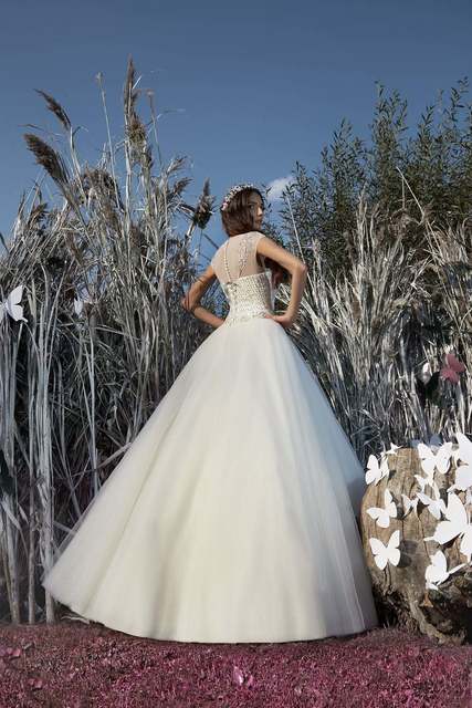 Свадебное платье Meg. Силуэт Пышное. Цвет Белый / Молочный. Вид 2