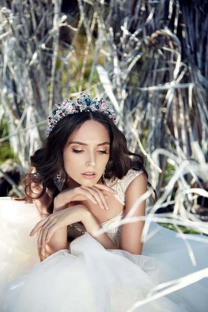 Свадебное платье Meg. Силуэт Пышное. Цвет Белый / Молочный. Вид 4