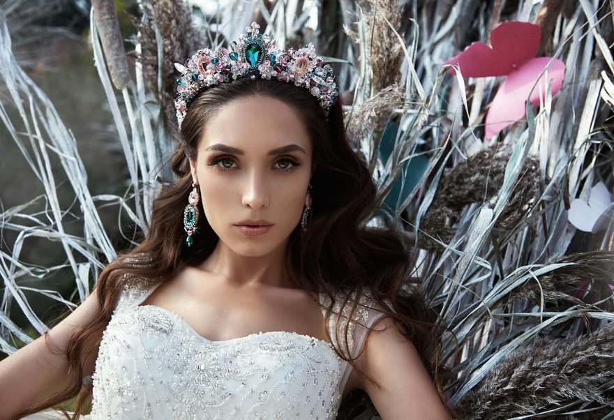 Свадебное платье Meg. Силуэт Пышное. Цвет Белый / Молочный. Вид 5