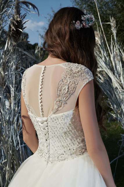 Свадебное платье Meg. Силуэт Пышное. Цвет Белый / Молочный. Вид 6