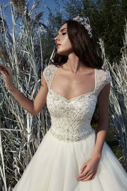 Свадебное платье Meg. Силуэт Пышное. Цвет Белый / Молочный. Вид 7