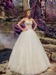 Свадебное платье Rose. Силуэт Пышное. Цвет Белый / Молочный. Вид 1