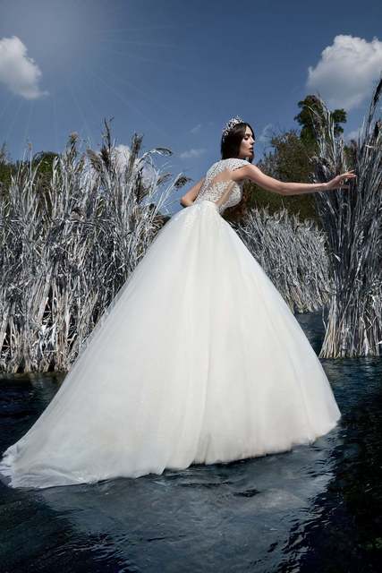 Свадебное платье Sammer. Силуэт Пышное. Цвет Белый / Молочный. Вид 2