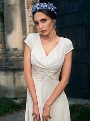 Свадебное платье Джади. Силуэт Прямое. Цвет Белый / Молочный. Вид 2