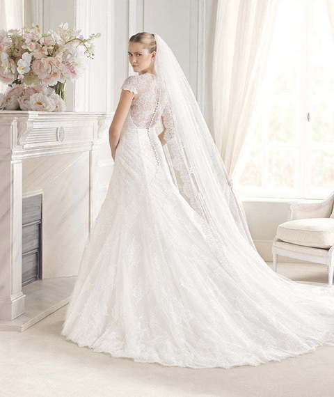 Свадебное платье Eve. Силуэт Рыбка. Цвет Белый / Молочный. Вид 2