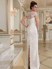 Свадебное платье Sabina. Силуэт Прямое, Рыбка. Цвет Белый / Молочный, Айвори / Капучино. Вид 2