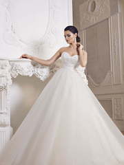 Свадебное платье Edelmira. Силуэт Пышное. Цвет Белый / Молочный, Айвори / Капучино. Вид 1