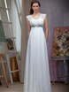 Свадебное платье Aurora. Силуэт Прямое, Греческий. Цвет Белый / Молочный. Вид 1