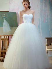 Свадебное платье Mariel. Силуэт Пышное. Цвет Белый / Молочный. Вид 1