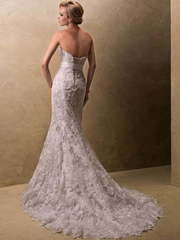 Свадебное платье Gwyneth. Силуэт Рыбка. Цвет Белый / Молочный. Вид 2