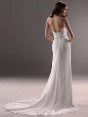 Свадебное платье M050. Силуэт Прямое. Цвет Белый / Молочный. Вид 2