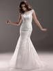 Свадебное платье M069. Силуэт Рыбка. Цвет Белый / Молочный. Вид 1