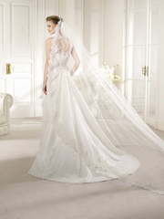 Свадебное платье Ana. Силуэт Прямое. Цвет Белый / Молочный, Айвори / Капучино. Вид 2