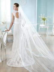 Свадебное платье Hals. Силуэт Прямое, Рыбка. Цвет Белый / Молочный. Вид 2