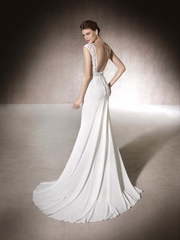 Свадебное платье Malva. Силуэт Прямое. Цвет Белый / Молочный. Вид 2