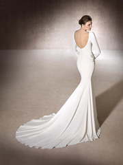 Свадебное платье Manon. Силуэт Прямое, Рыбка. Цвет Белый / Молочный. Вид 2