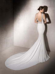 Свадебное платье Mara. Силуэт Прямое, Рыбка. Цвет Белый / Молочный. Вид 2