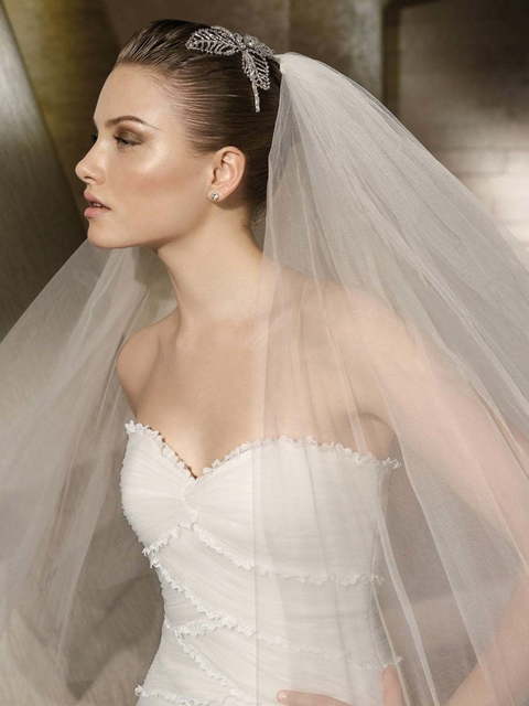 Свадебное платье Royal. Силуэт Рыбка. Цвет Айвори / Капучино, Белый / Молочный. Вид 3