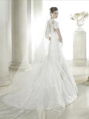 Свадебное платье Samay. Силуэт Рыбка. Цвет Белый / Молочный. Вид 2